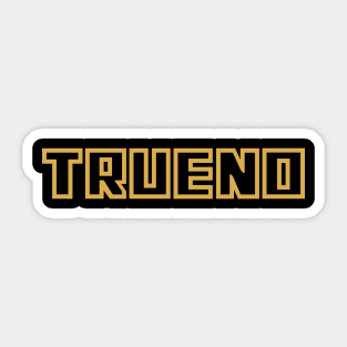 Trueno Hachiroku Gold Sticker